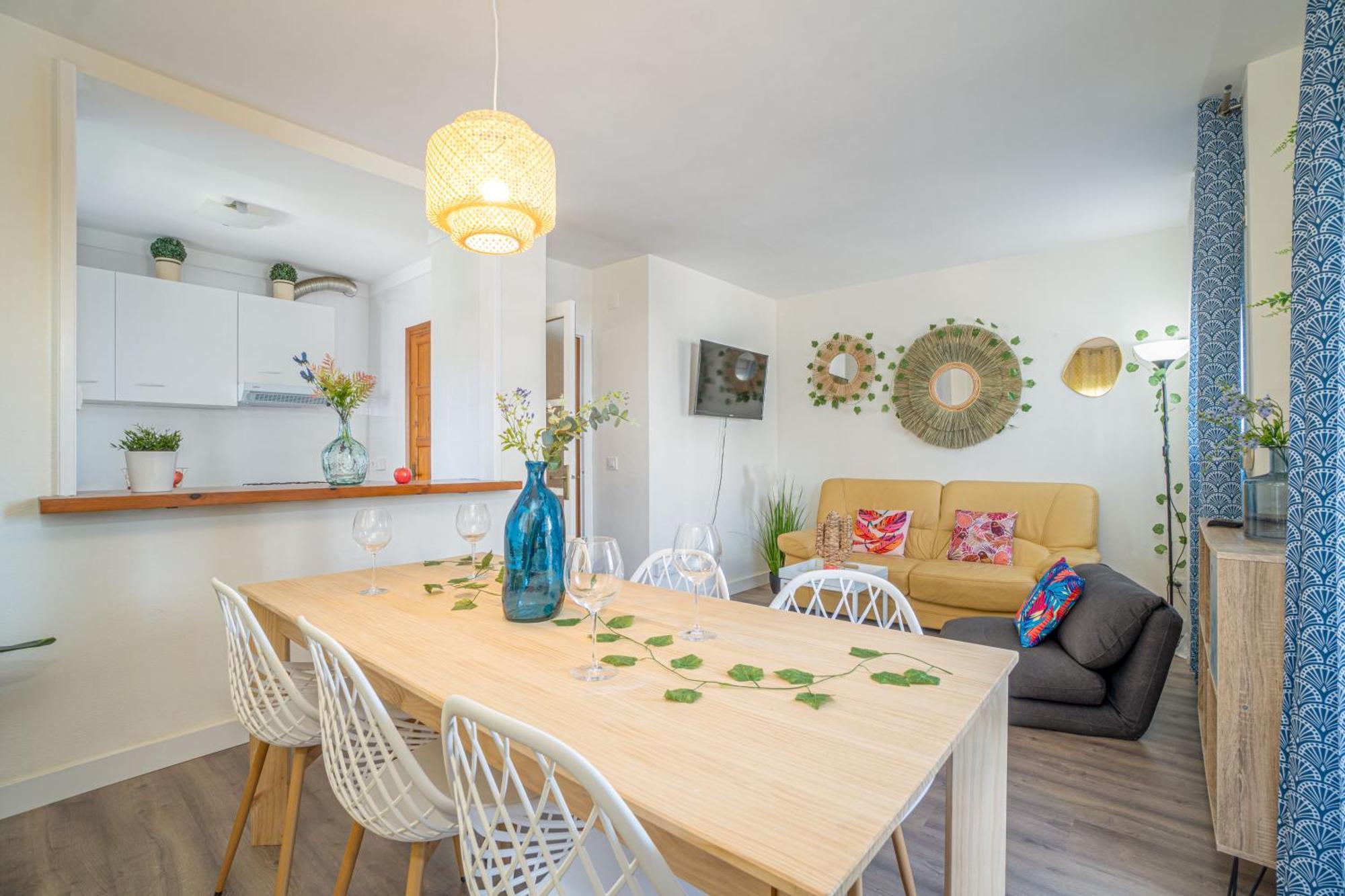 Est1-Spaciouss Appartment In The Beach, Bbq, Downtonwn, Parking, Fast Wifi Fibre Rosas Exterior foto